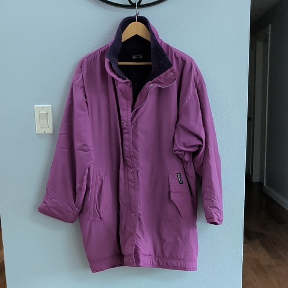 Patagonia Jackets & Blazers - Patagonia Vintage Purple Long Lined Jacket
